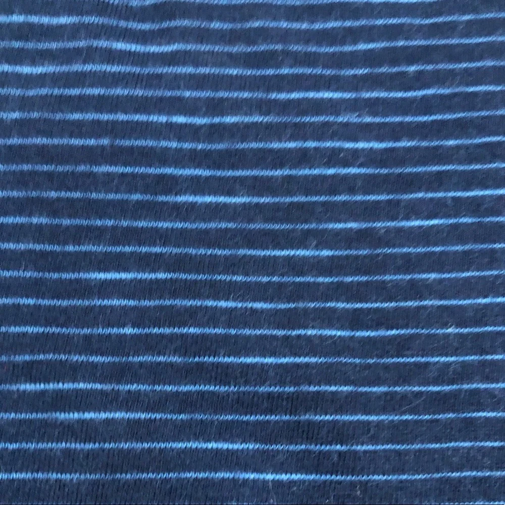 Original Penguin blue striped slim fit polo shirt, large - Picture 3 of 8